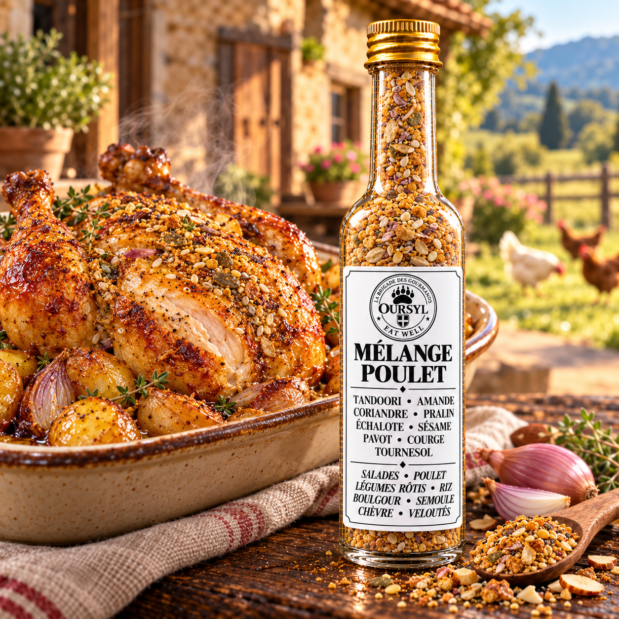 Mélange poulet